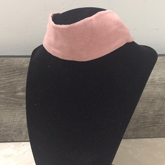 Free People Daisy June Suede Pink Choker - Picture 7 of 11